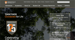 Desktop Screenshot of greenville.edu