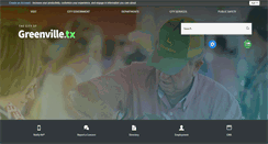 Desktop Screenshot of ci.greenville.tx.us
