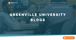 Desktop Screenshot of blogs.greenville.edu